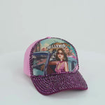 RHINESTONE FASHION CAP