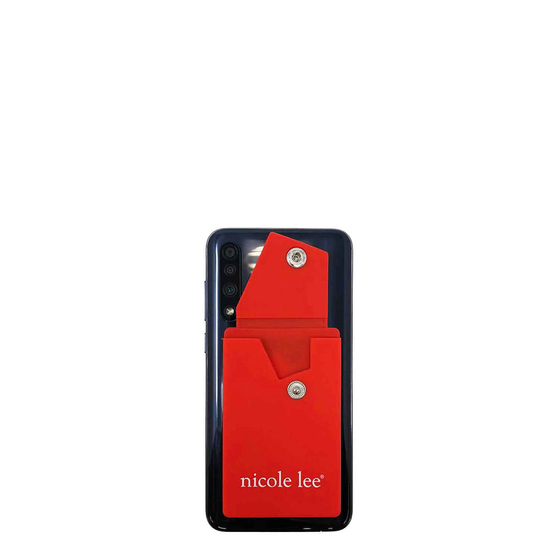 Silicone Adhesive Phone Card Holder, Envelope Stick-On Pocket Holder –  Nicole Lee Online