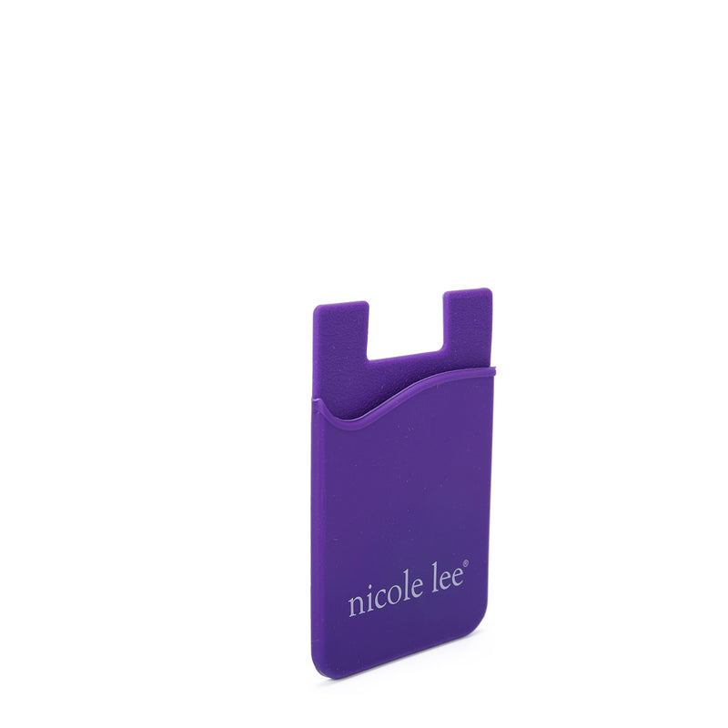 SILICONE POCKET STICK-ON PHONE WALLET