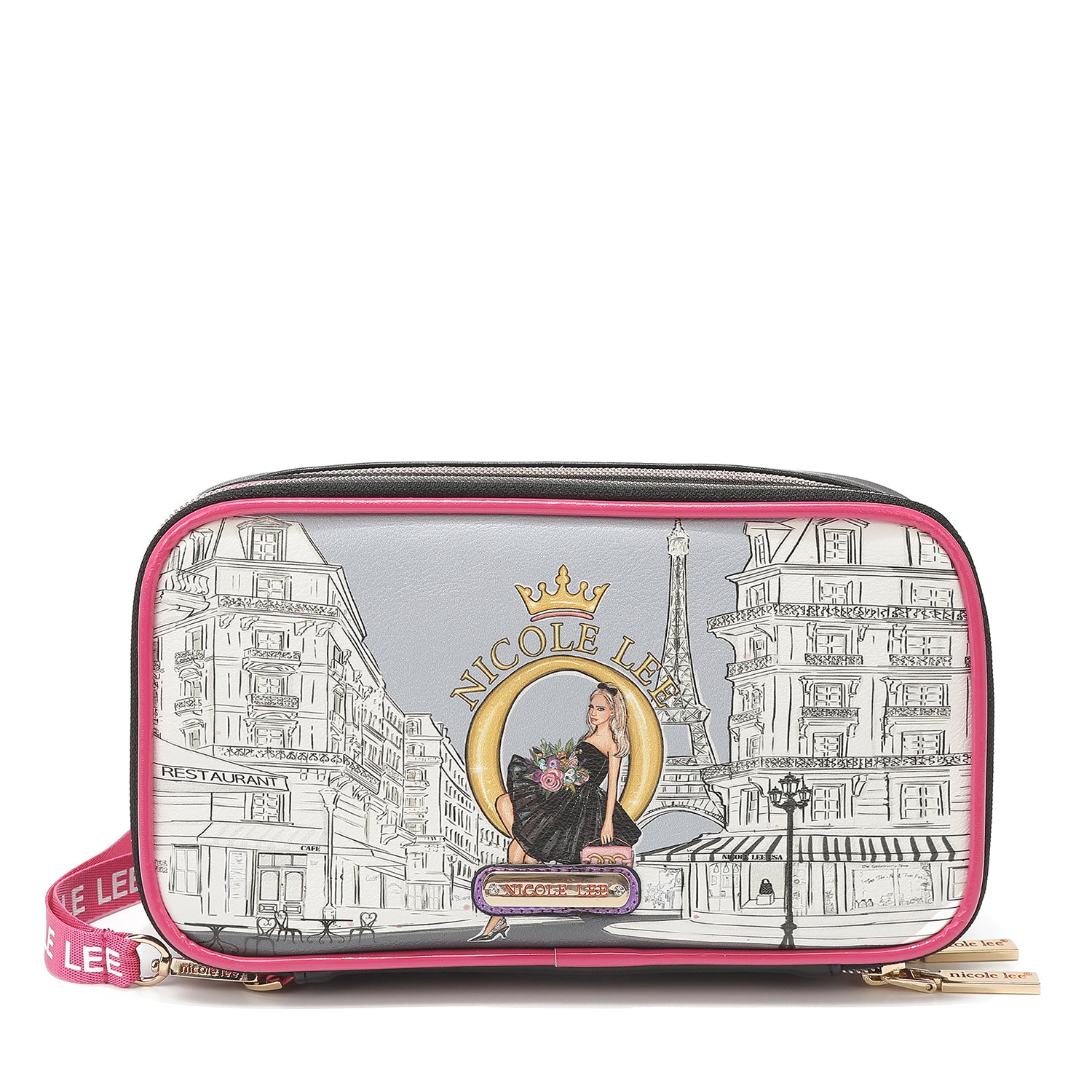 COSMETIC & BRUSH ORGANIZER CASE