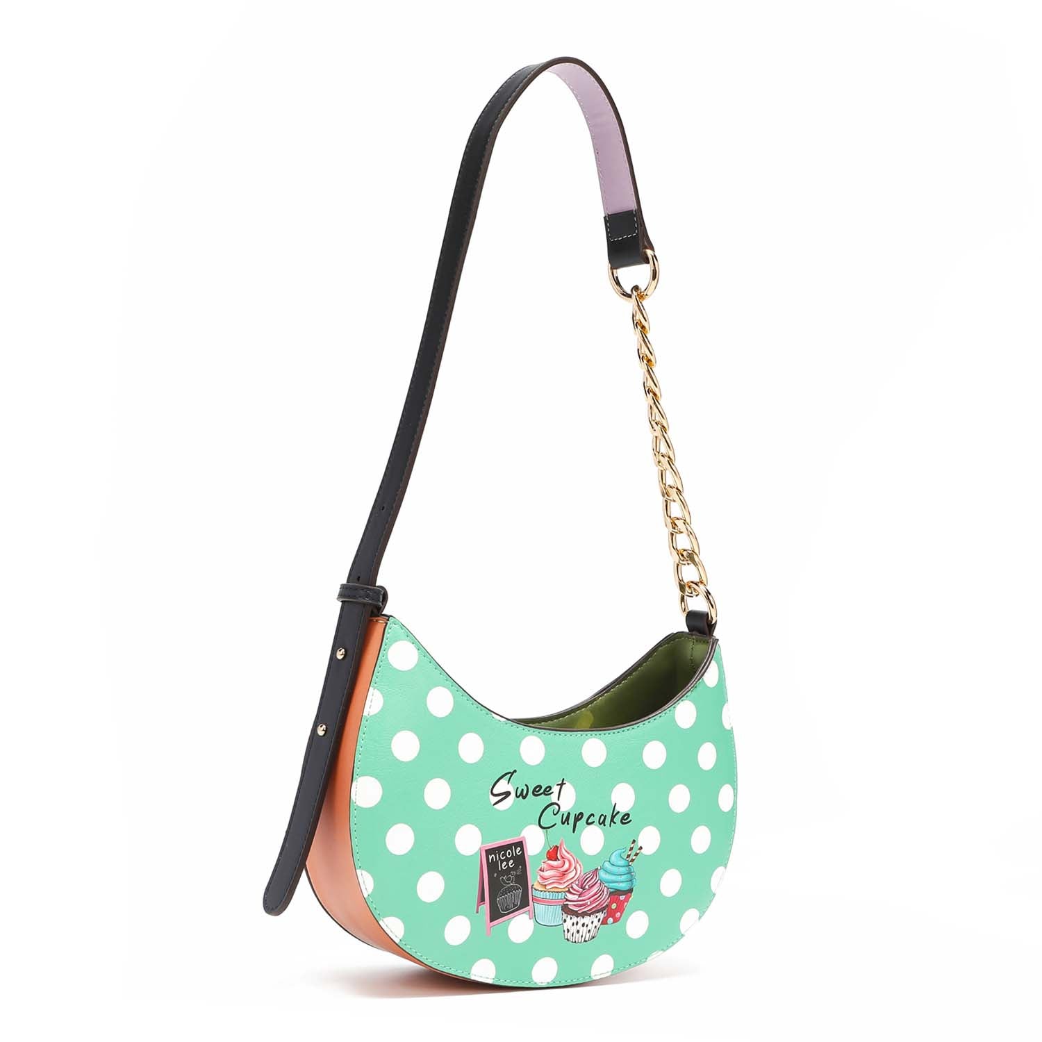Cupcake Dog Vegan Leather Designer Shoulder Bag, Women's Fashion