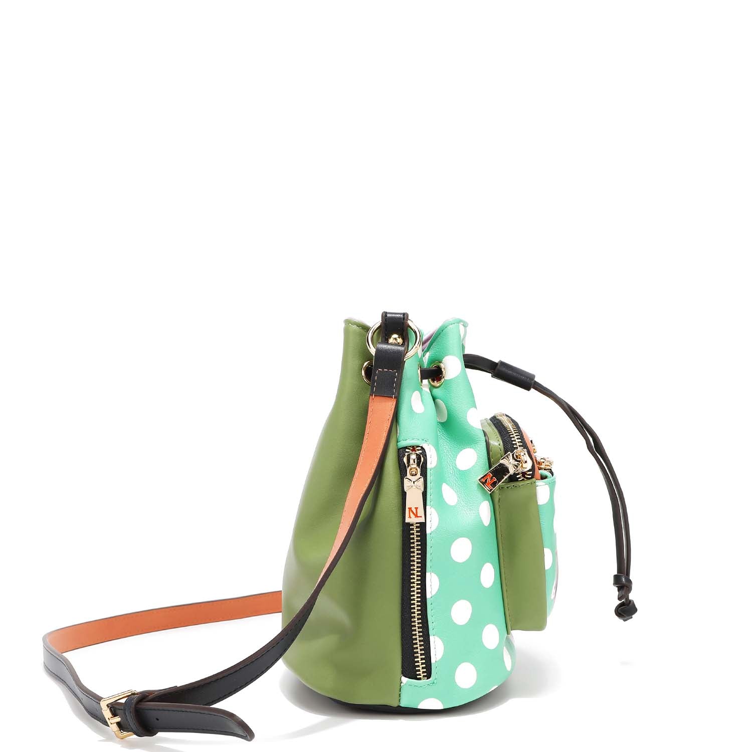 Cupcakes] Multifunctional mini bucket bag leather niche cute 3