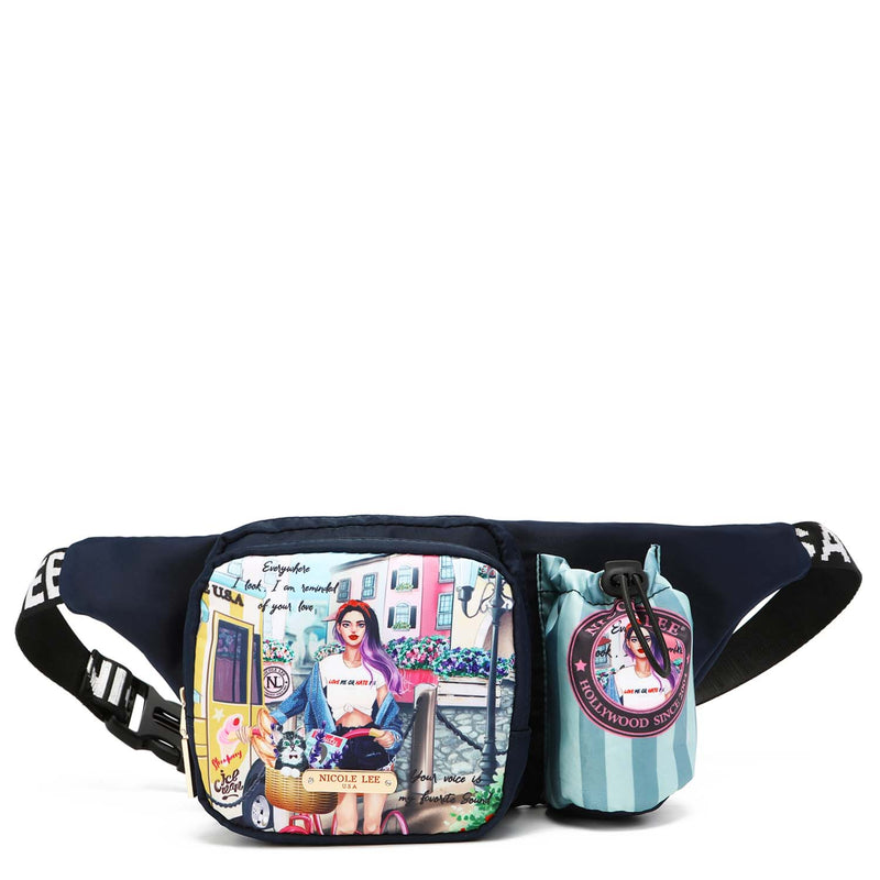 FANNY PACK WITH BOTTLE HOLDER