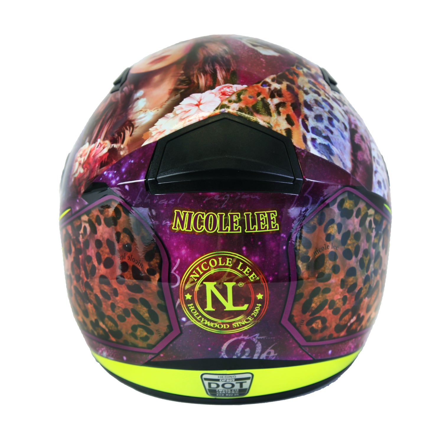 Full Face Fashion Vespa Motorcycle Helmet, Fashion Print, DOT