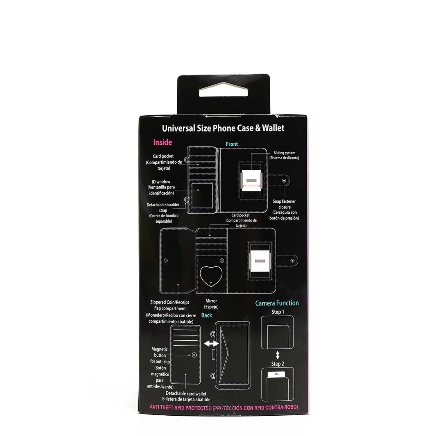 TRIFOLD PHONE CASE CROSSBODY WALLET