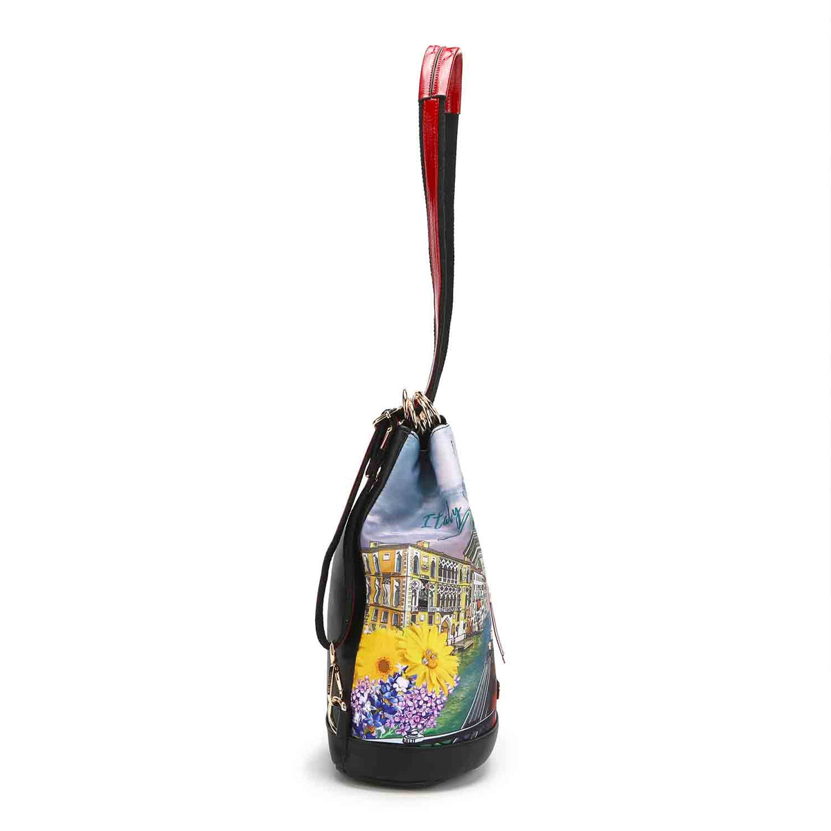 NYLON MULTIFUNCTIONAL BUCKET BACKPACK