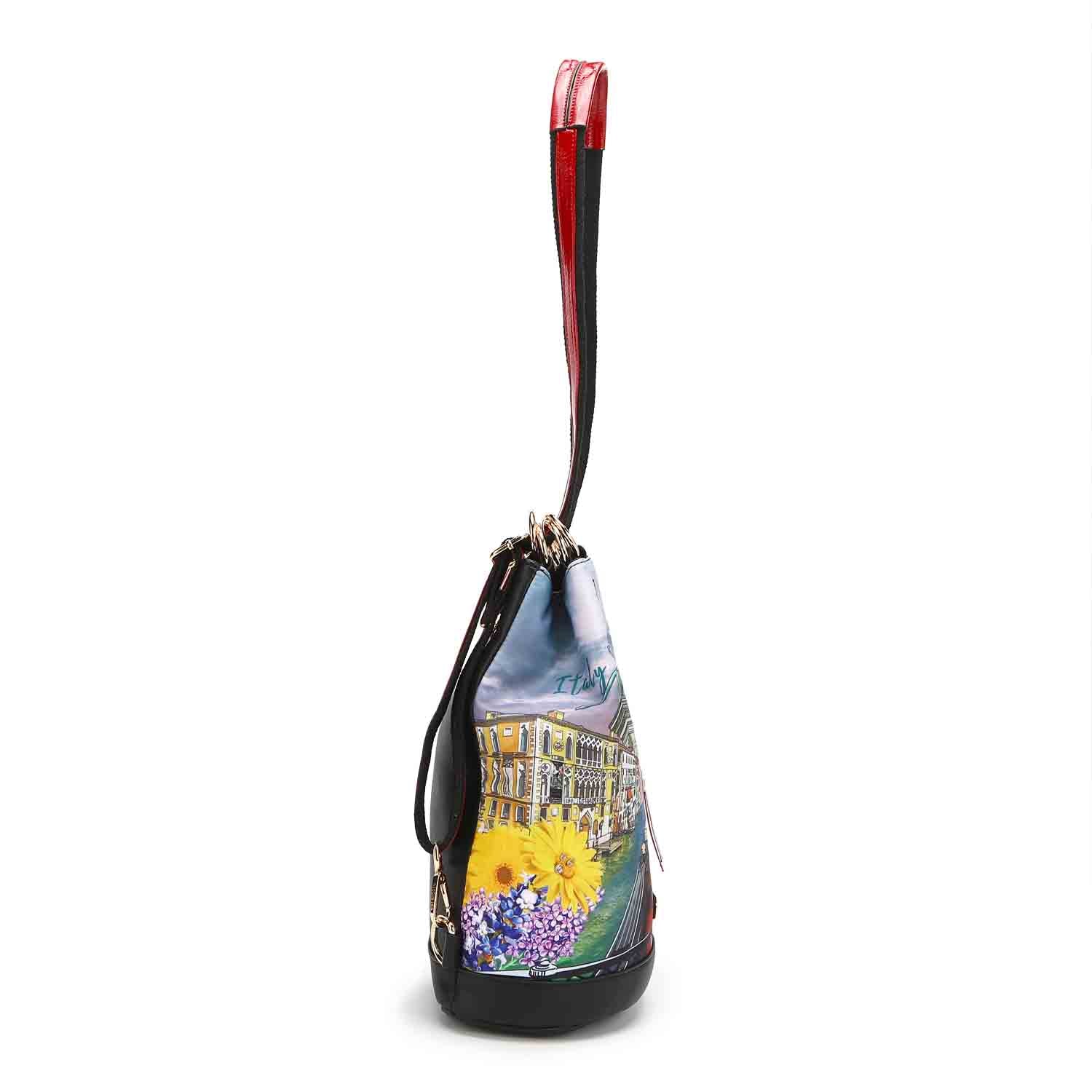 NYLON MULTIFUNCTIONAL BUCKET BACKPACK