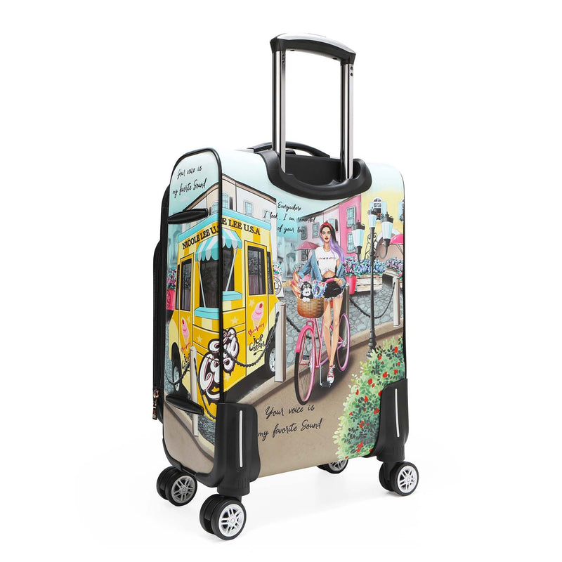 3 Piece Luggage Suitcase Set, Carry-On, Small, Medium Large Travel Suitcases  – Nicole Lee Online