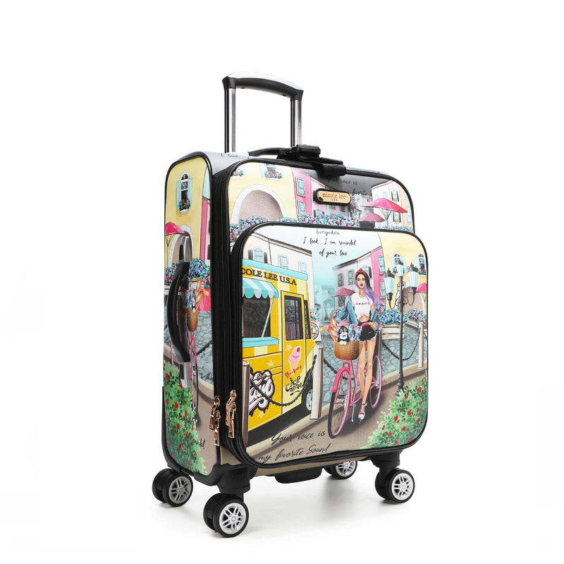 3 Piece Luggage Suitcase Set, Carry-On, Small, Medium Large Travel Suitcases  – Nicole Lee Online