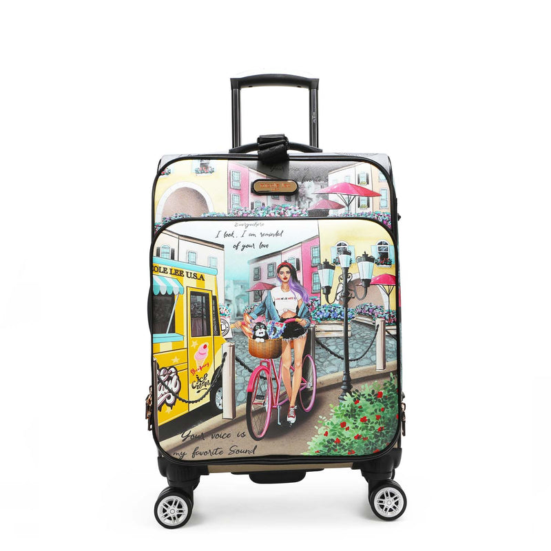 Set de valises 3 pièces, set de trolley Milano, bagage à main, 55 cm, L /  XL, 3