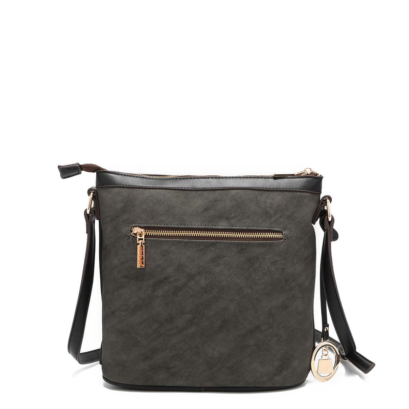Ava Vegan Leather Crossbody Bag, Women's Scallop Charm Designer Handbag –  Nicole Lee Online
