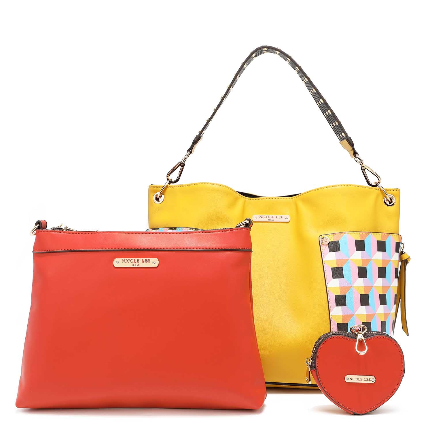 QUIHN 3 PIECE HANDBAG SET