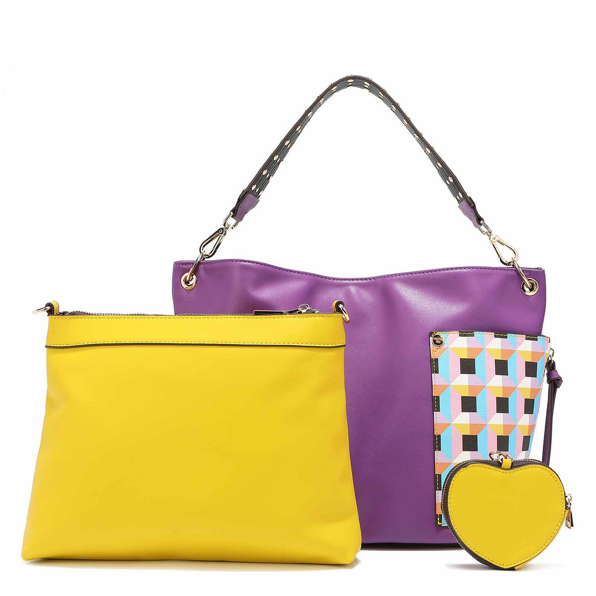 QUIHN 3 PIECE HANDBAG SET