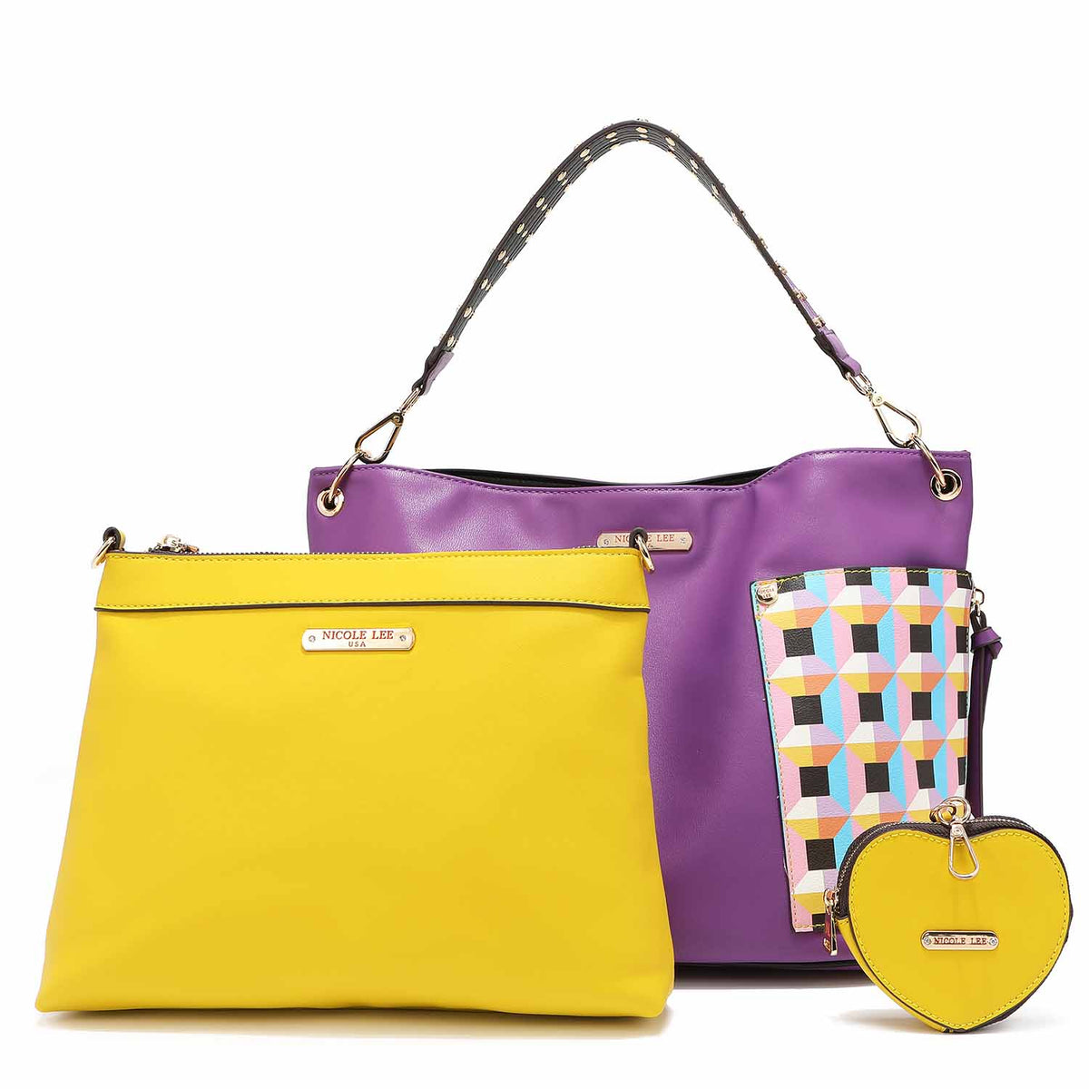 QUIHN 3 PIECE HANDBAG SET