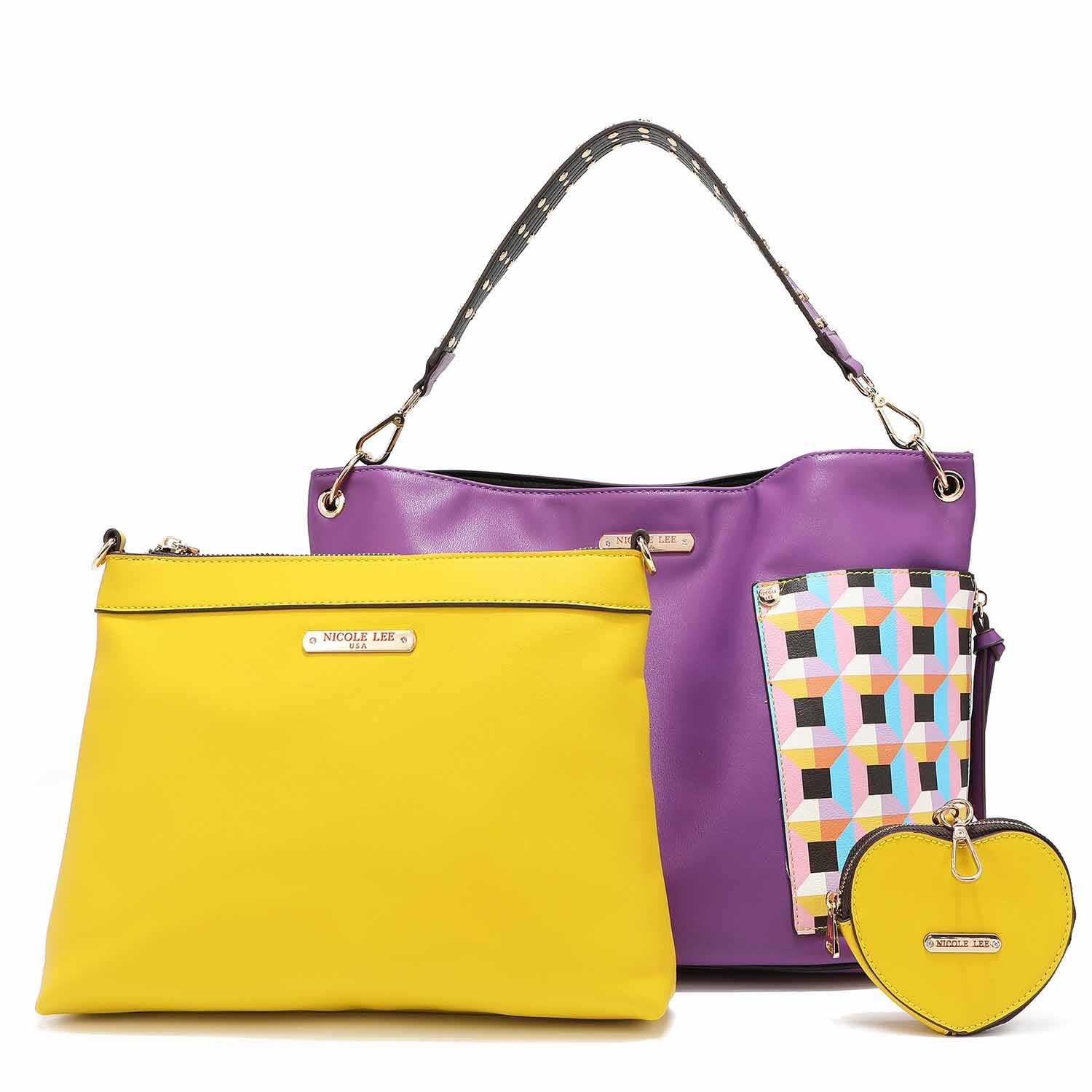 QUIHN 3 PIECE HANDBAG SET