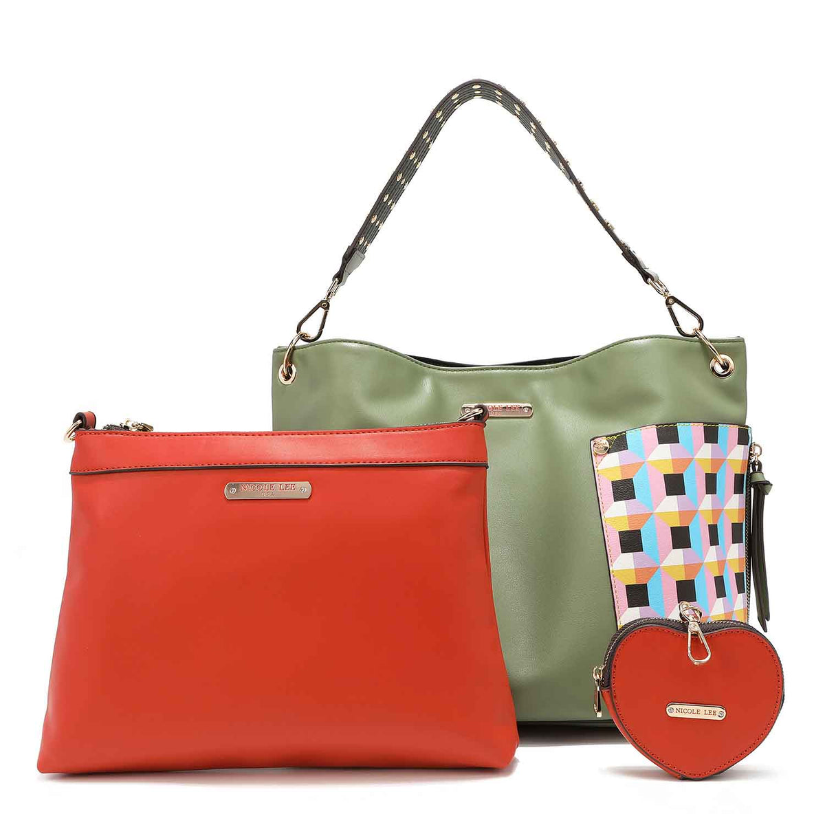 QUIHN 3 PIECE HANDBAG SET