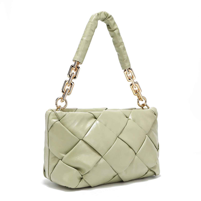Emma Small Crossbody, Vegan Leather Woven Handbag, Classic Mini Bag - Multi  – Nicole Lee Online