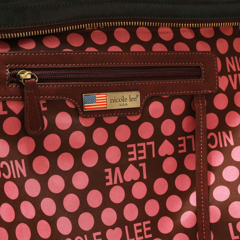 Paris Zipper Tote Bag Medium - Pink