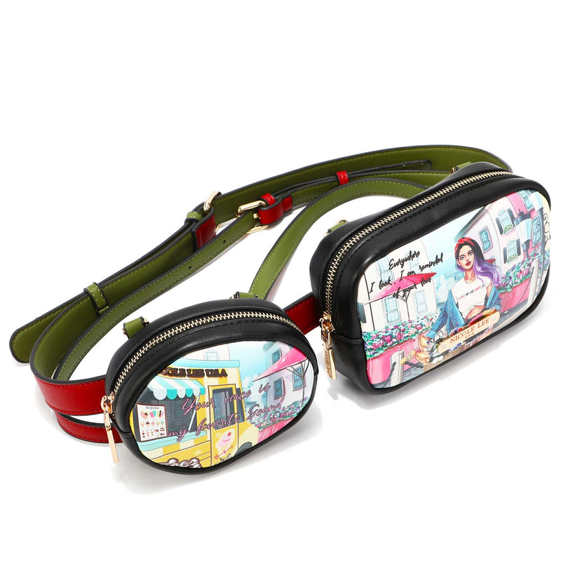DOUBLE POUCH FANNY PACK