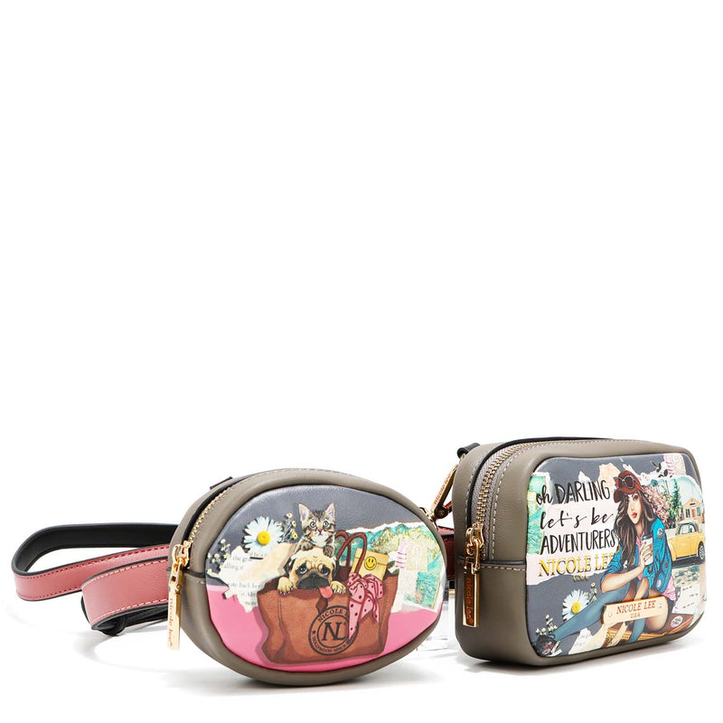 Psycho Bunny Leather Belt Bag Fanny Pack – NYCMode
