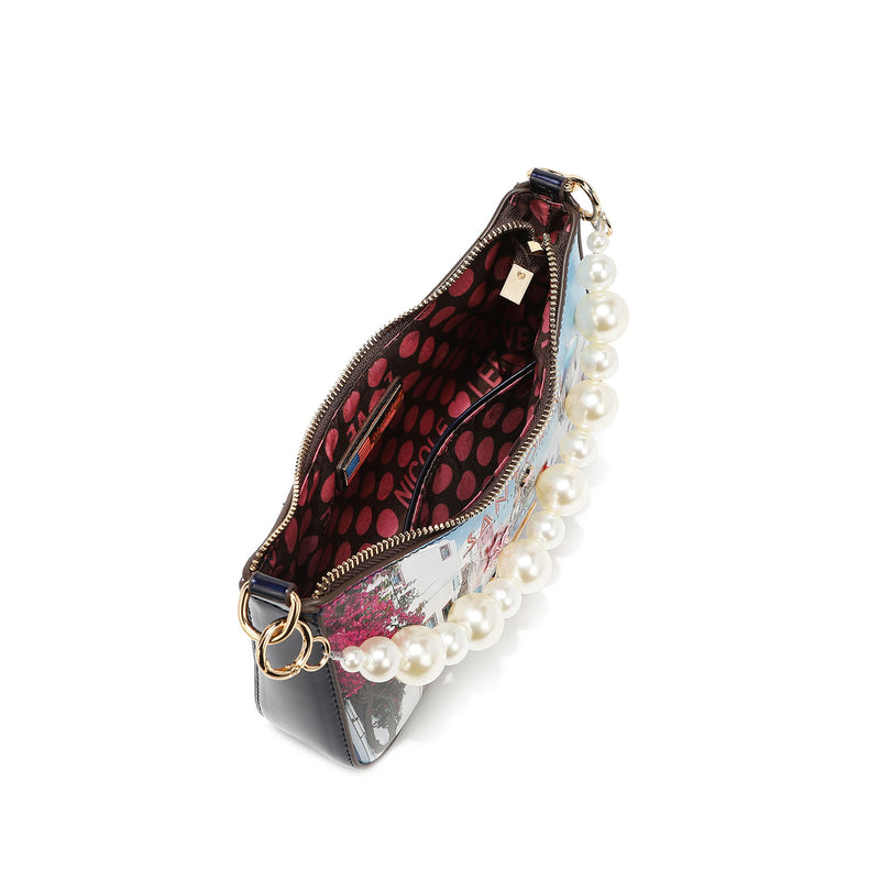 PEARL AND CHAIN SHOULDER BAG