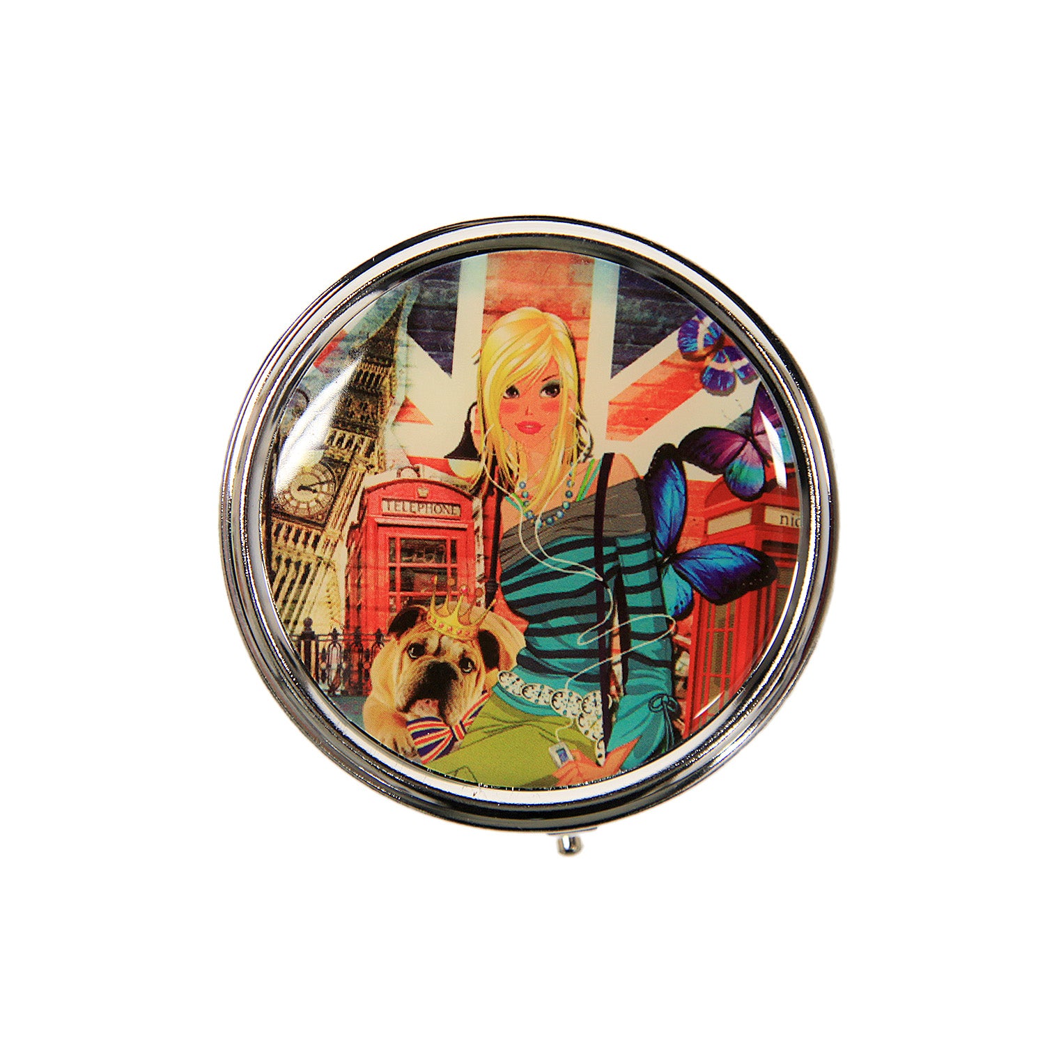 NL SIGNATURE ROUND PILL CASE (LARGE)