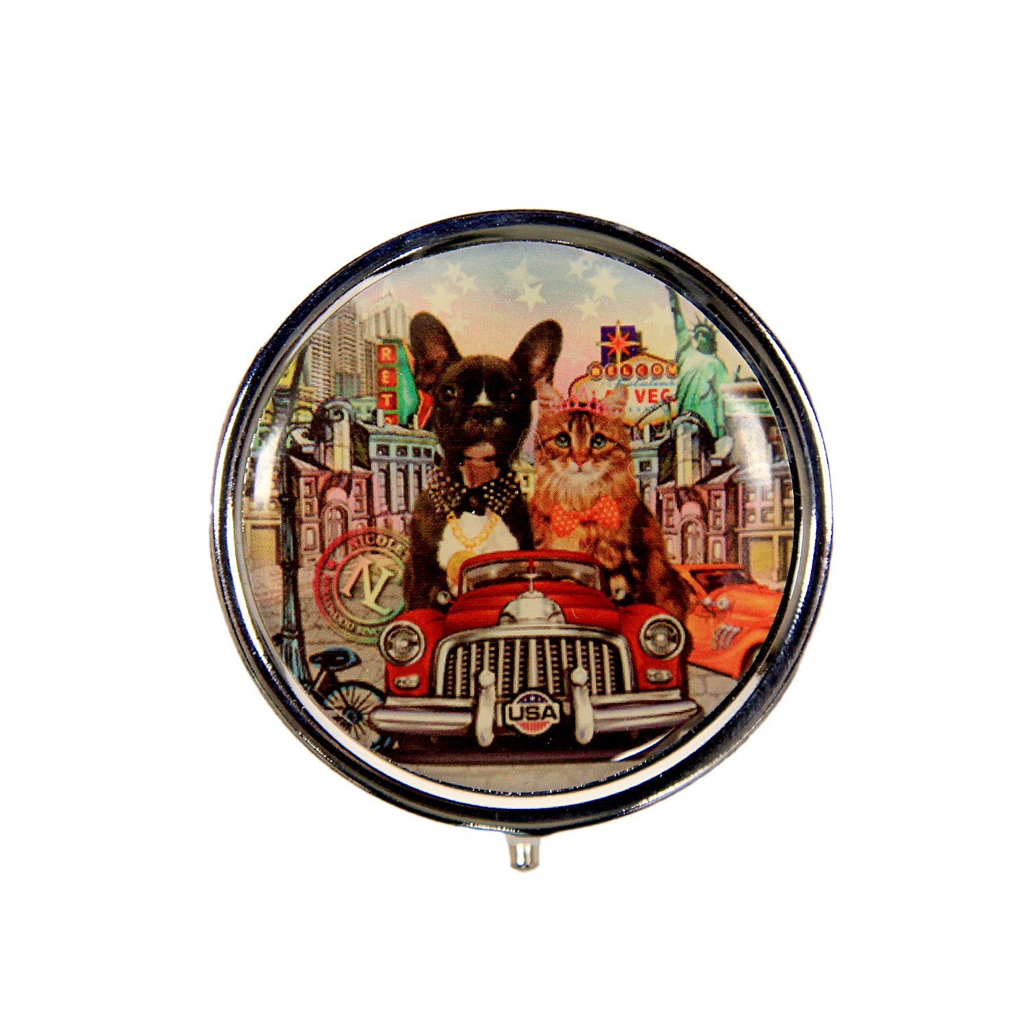 NL SIGNATURE ROUND PILL CASE