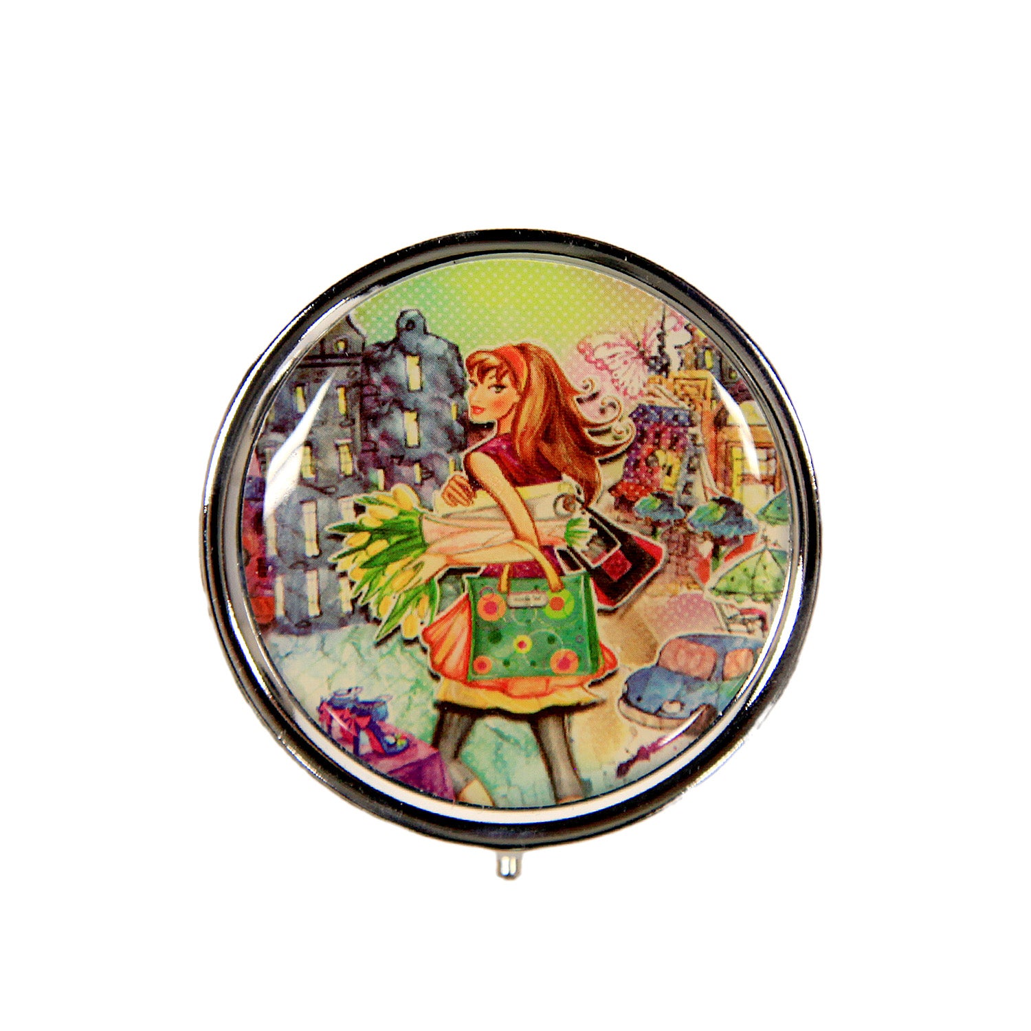 NL SIGNATURE ROUND PILL CASE