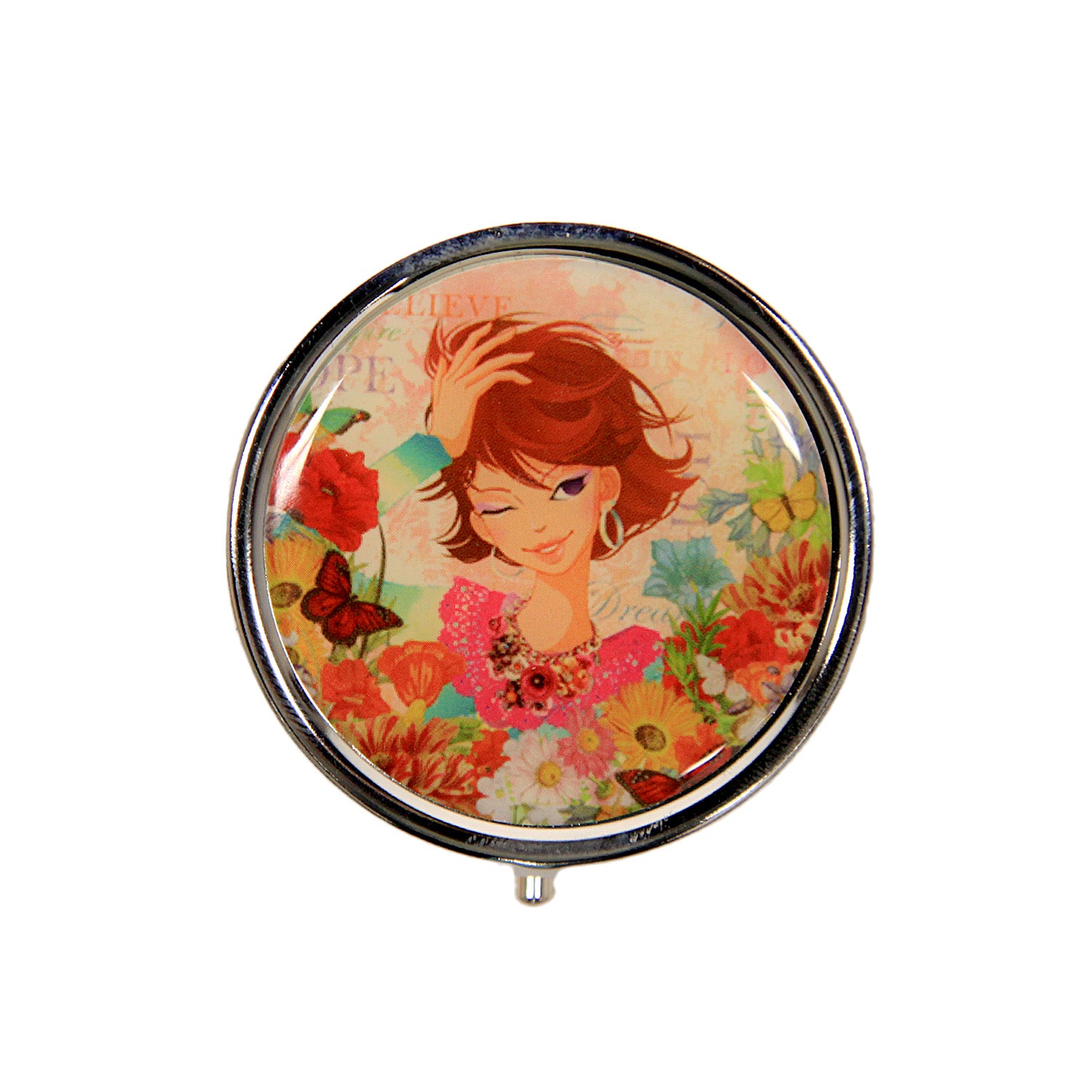 NL SIGNATURE ROUND PILL CASE