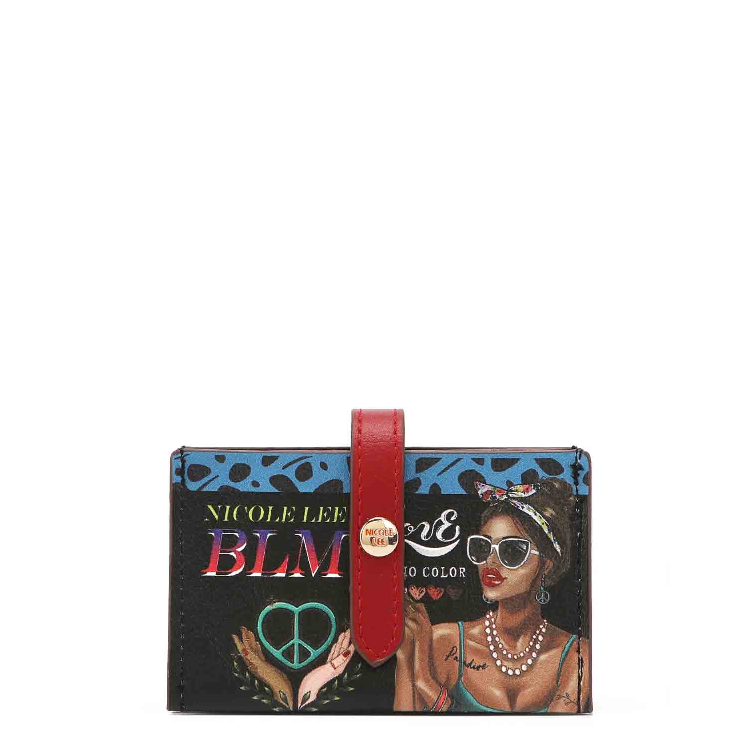 RFID Accordion Leather Card Case, Credit Card Wallet Organizer