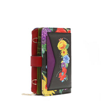 THE BACK OF THE PHONE CASE CROSSBODY WALLET WITH SNAP BUTTON CLOSURE AD 2 SLOTS
