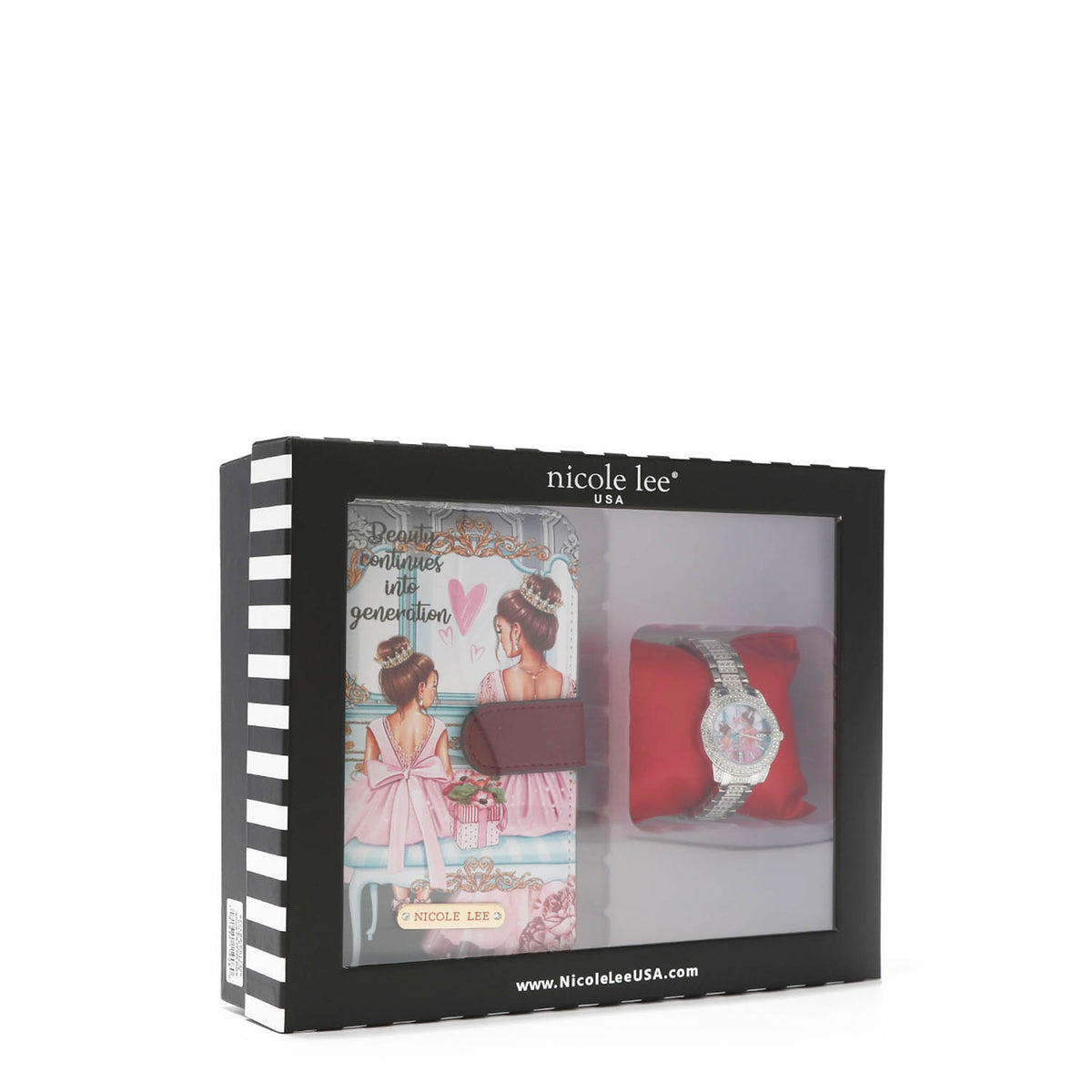 2 PIECE ACCESSORIES SET (WATCH, PHONE CASE CROSSBODY WALLET)