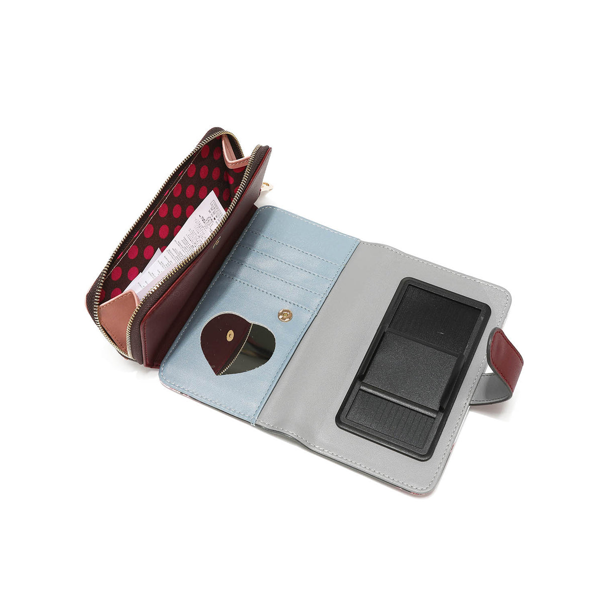 2 PIECE ACCESSORIES SET (WATCH, PHONE CASE CROSSBODY WALLET)