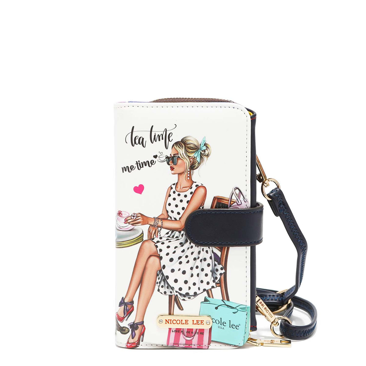 2 PIECE ACCESSORIES SET (WATCH, PHONE CASE CROSSBODY WALLET)