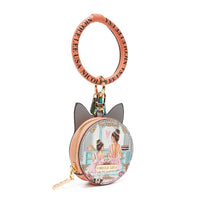 CAT COIN PURSE WRISTLET KEYCHAIN
