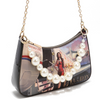 PEARL AND CHAIN SHOULDER BAG